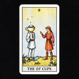 the 2 of cups tarot card by Austin osman spare