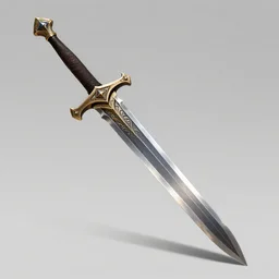artstation concept of the sword for rpg game, clean background, high quality