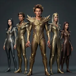 full body portrait of austin butler as a magical star guardian. detailed face, concept art, intricate, highly detailed 8 k, smooth, sharp focus, handsome and aesthetic shape of face and body, artgerm, artstation, art by zexi guo and nira and junpei suzuki and gharliera and rinotuna