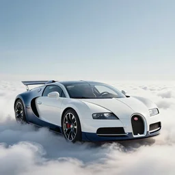 bugatti veyron on a cloud w 1 0 2 4