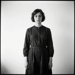 girl without wear in white room by lewis hine in 1 9 0 8. black and white, low contrast, 8 k, frontlight, soft lighting, - c 7