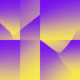 purple to yellow geometric gradient wallpaper, abstract, octane render, 4 k