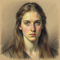 aasimar portrait crayon textured art by stanley artgerm lau greg rutkowski thomas kindkade alphonse mucha loish norman rockwell