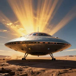 munk style ufo hd bright vivid detailed