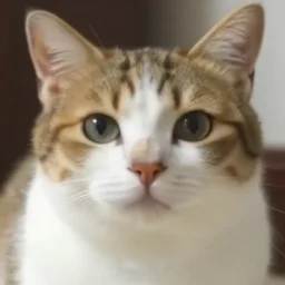 extremely blurry photo of a cat