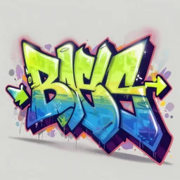 3 d wildstyle graffiti, gradients, extreme wide angle, arrows, drips, in the style of daim, totem, fleks, odeith