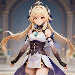 A beautiful sorceress, official Genshin Impact character concept, anime, kawaii, photorealism, by Artgerm, Kosuke Fujishima, and Sakimichan, professional character designer, trending on Artstation, deviantart, highly detailed, cgsociety