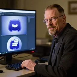 Walter White meeting Mike on Discord
