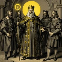 the king in yellow by gustave dore albrecht durer leonardo da vinci rembrandt hieronymus bosch moody lighting octane unreal engine 5 highly detailed complexity 4 k 8 k