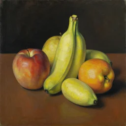 a still life painting of fruit by jenny saville