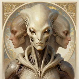 symmetry!! portrait of arbor alien in the style of horizon zero dawn, machine face, intricate, elegant, highly detailed, digital painting, artstation, concept art, smooth, sharp focus, illustration, art by artgerm and greg rutkowski and alphonse mucha, 8 k