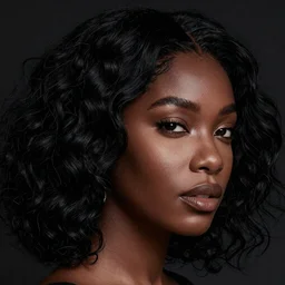 dark moody photo of a black woman with tree branches as hair, elegant, highly detailed, smooth, sharp focus, illustration, beautiful, closeup macro photo