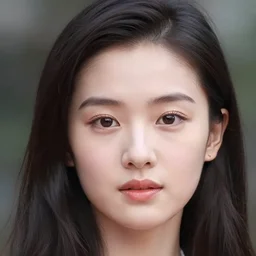 face of 20 year old Chinese Sophie Marceau