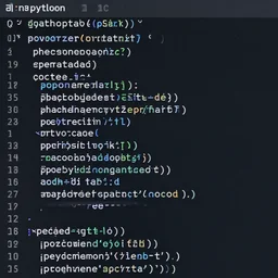 python programming language snippet