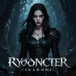 picture of cryomancer woman, dark fantasy, young adult novel cover art