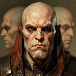 the doomguy as a realistic d & d fantasy character, closeup portrait art by donato giancola and greg rutkowski, vintage retro, realistic face, digital art, trending on artstation, symmetry!!