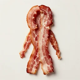 bacon woman, woman made entirely of bacon, yes