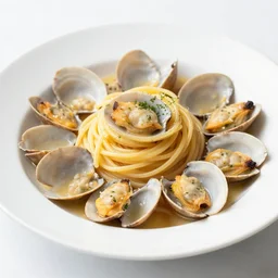 spaghetti alle vongole, food photography