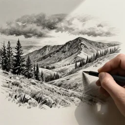 hand drawing practice