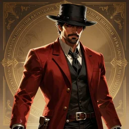 one punch man in the red dead redemption 2 character art style, digital art, trending on artstation, behance, intricate details, ornate, cinematic view, smooth, cinematic