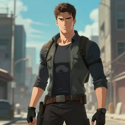isaac kleiner from half life as an anime character