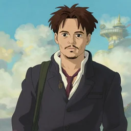 (illustration) of ((Johnny Depp)), by ((Studio Ghibli)), 8k