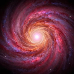 The end of the universe, intense colours, beautiful, 4K