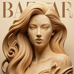 sculpture made of wood, portrait, female, future, sexy, harper's bazaar, vogue, magazine, intricate, concept art, close up, ornate, luxury, elite, elegant, trending on artstation, by ruan jia, by Kenneth Willardt, by ross tran, by WLOP, by Andrei Riabovitchev,