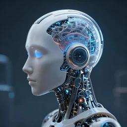 the ai's idea of a utopia, the inside mind of the bot, realistic depiction
