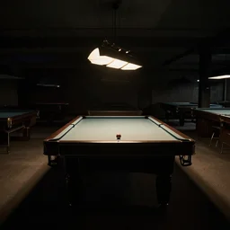 dark poolroom liminal space, liminal photography, bad lighting,