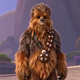 Film still of Chewbacca, from Disney Pixar's Up (2009)