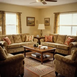 the typical american living room from 7 0 th