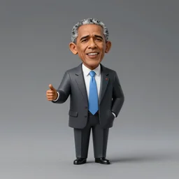 obamna in the shape of a prism