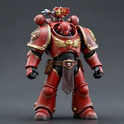 a heavily armoured warhammer chaos warrior