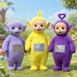 robots and the teletubbies
