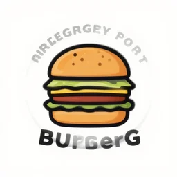 high quality and iconic vector logo for a burger restaurant