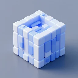 a 3 d square