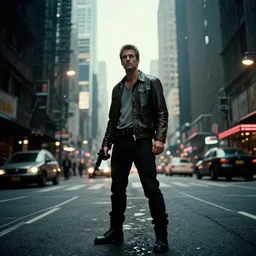 the classic film blade runner 2 0 7 7 footage, wide angle lens