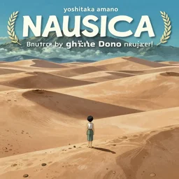 anime movie screenshot, by ( ( ( ( ( ( ( yoshitaka amano ) ) ) ) ) ) ), by ghibli!!! nausicaa!!!!!, desert!!!!!!!!!!!, sand, scenic, miyazaki