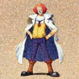 full-body portrait of Caesar Clown from One Piece as a charismatic rebel scientist, anime character design by Ross Tran, trending on ArtStation