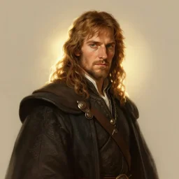 a beautiful portrait illustration of Aragorn, by rembrandt, rembrandt lighting, rimlight, featured on artstation