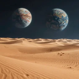 A desert on an alien world, artstation, award winning, wallpaper