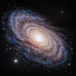 Galaxy in space, trending on artstation, by Noah Bradley