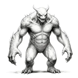 sketch of new silent hill monster done by masahiro ito, perspicious details