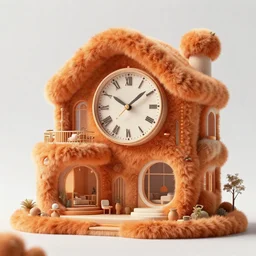 detailed architectural render of a futuristic home furry fuzzy soft sculpture clockwork orange movie hairy surreal atmosphere inspired by postmodernism lush fun hyperreal hyperdetailed 3 d samaritual 8 k real engine