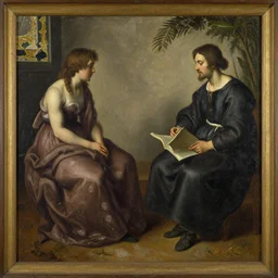 a painting in the style of theodule augustin ribot.