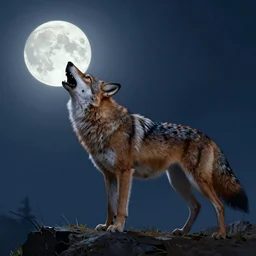 werewolf howling at the moon in the style of johan egerkrans