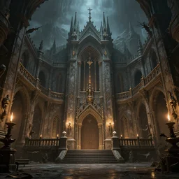 the great hall of the mountain king, hyper realistic, dungeon and dragons