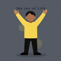 the joy of life, artgerm, a simple vector based illustration, by ross tran