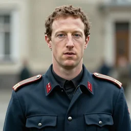 a portrait of a 1 9 8 0 s kgb agent looking like mark zuckerberg